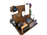 Deskonizer Wooden docking station, Charging Station for bedside table, a Nightstand organizer
