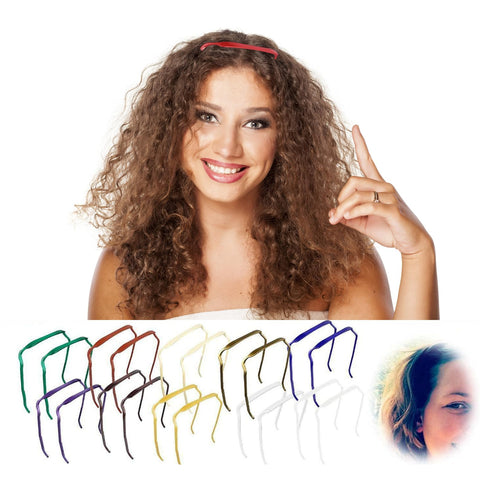 Curly Hair Headbands Thick Hair Medium Headbands For Women'Hair Invisible Hair Hoop Hairstyle Fixing Tool For Curly Hair